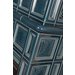 Kamna Hein BARACA OU v odstínu glazury 25201 Modrozelená jasná - detail římsy